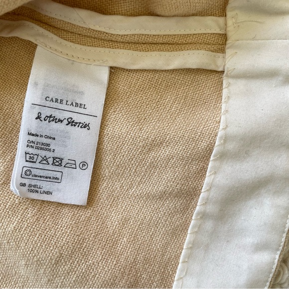 & Other Stories linen miniskirt - Picture 8 of 9